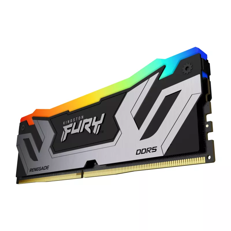 Kingston FURY 24 GB 8400 MT/s DDR5 CL40 CUDIMM Renegade RGB Sudraba XMP