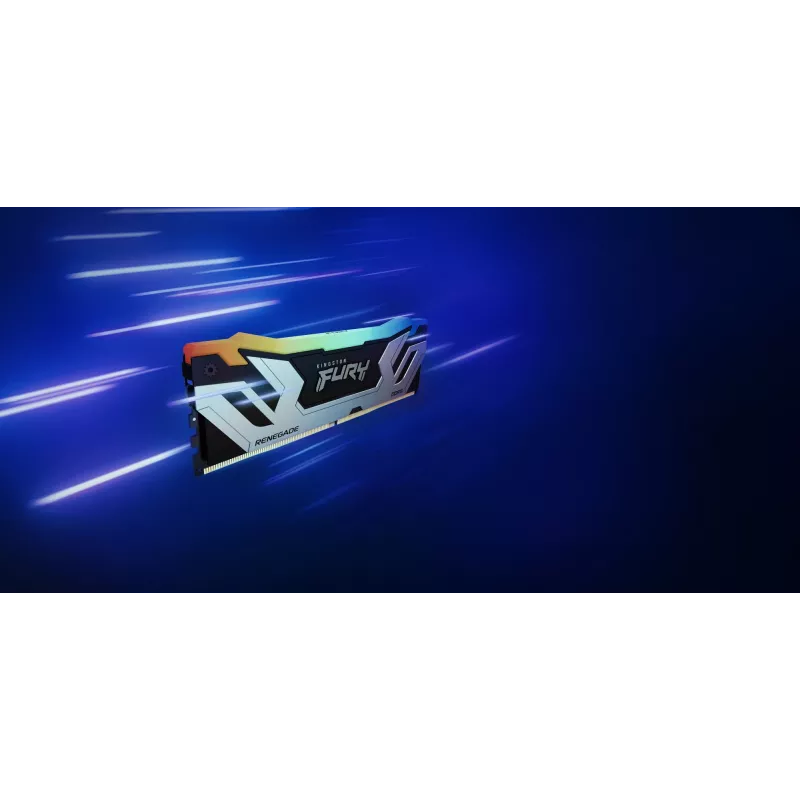 Kingston FURY 24 GB 8400 MT/s DDR5 CL40 CUDIMM Renegade RGB Sudraba XMP