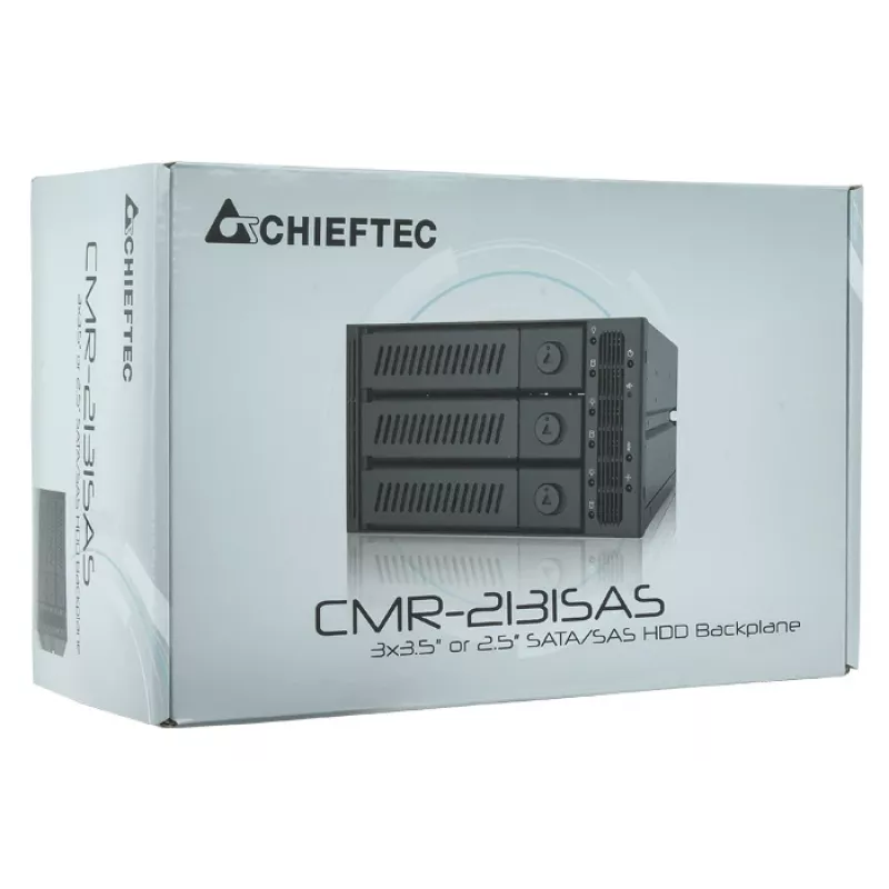 Chieftec CMR-3141SAS iekšējais diskdziņa nodalījums Melns