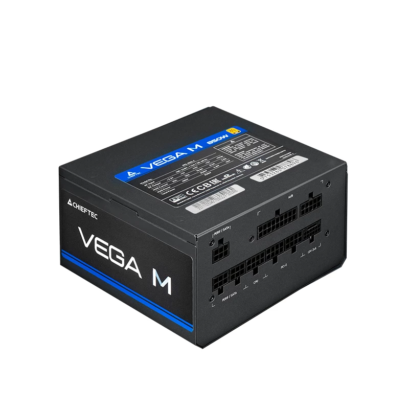 Chieftec Vega PPG-850-C barošanas bloks 850 W 20+4 pin ATX ATX Melns