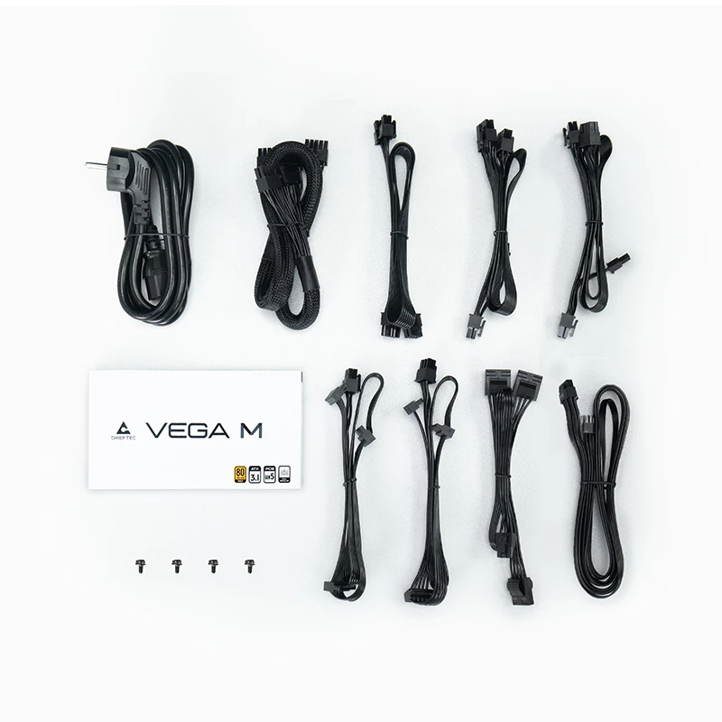Chieftec Vega PPG-850-C barošanas bloks 850 W 20+4 pin ATX ATX Melns