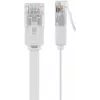 Tīkla kabelis Goobay 93358 1m Cat5e U/UTP RJ-45 Balts