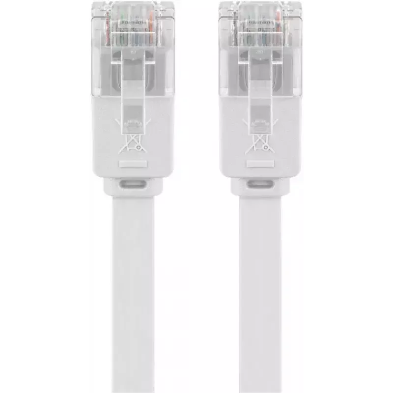 Tīkla kabelis Goobay 93358 1m Cat5e U/UTP RJ-45 Balts