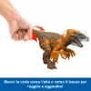 Jurassic World Rebirth Wild Roar Utahraptor dinozauru rotaļlieta, astes vadīts uzbrukums un rēciens