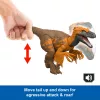 Jurassic World Rebirth Wild Roar Utahraptor dinozauru rotaļlieta, astes vadīts uzbrukums un rēciens