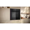 Plīts un cepeškrāsns komplekts NEFF B2CCG6AK3 + T18SDH9L0 — Stikla keramikas 4 zonu plīts, 71 L elektriskā cepeškrāsns, CircoTherm®