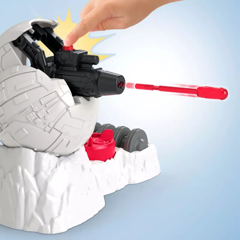 Fisher-Price Imaginext STAR WARS Rebel Bāzes Lielgabals ar Lūku Debesgājēju un 3 Šāviņiem, 5 Daļas