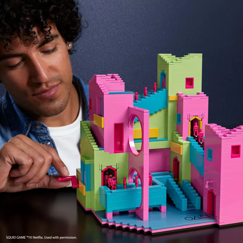 Mattel MEGA Showcase Squid Game komplekts HYL45 būvējamā rotaļlieta, 17+