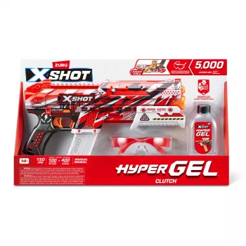 XSHOT Hyper Gel Clutch Blaster (5000 Hyper Gela Bumbiņas) ZURU