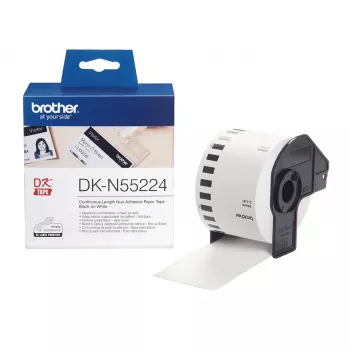 Brother DK-N55224 līmlenta marķēšanai, 54 mm, bezlīmējošs papīrs