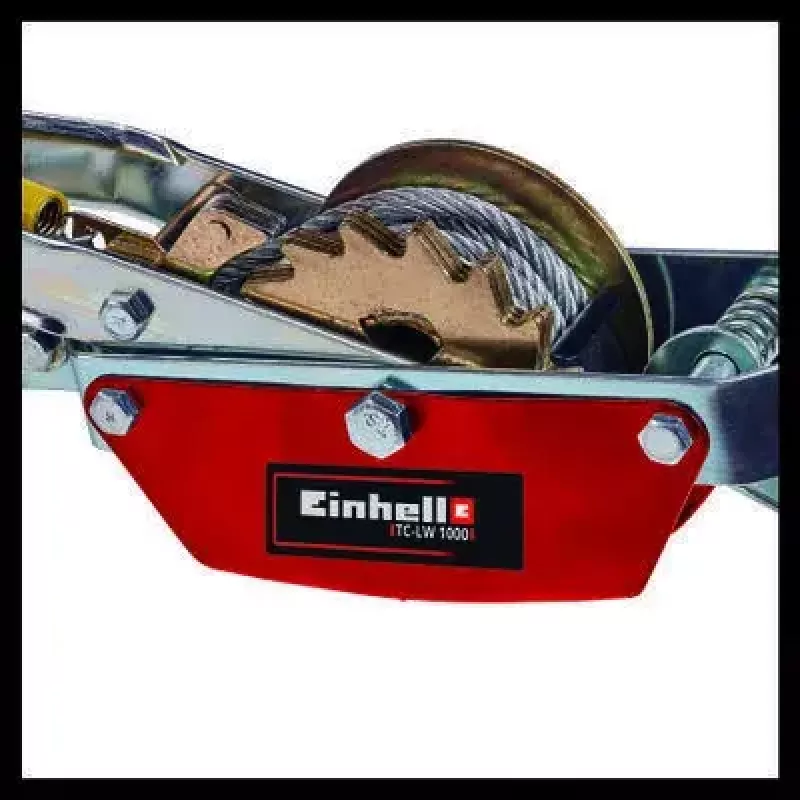 Elektriskā pacēlāja vinča Einhell TC-LW 1000, maksimālā slodze 1000 kg, trose 2.2 m