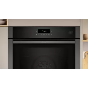Iebūvējamā elektriskā cepeškrāsns NEFF N 50 B6AVJ7AG3 — 71 L, 3600 W, Melna/Grafīts, Skārienjutīga vadība