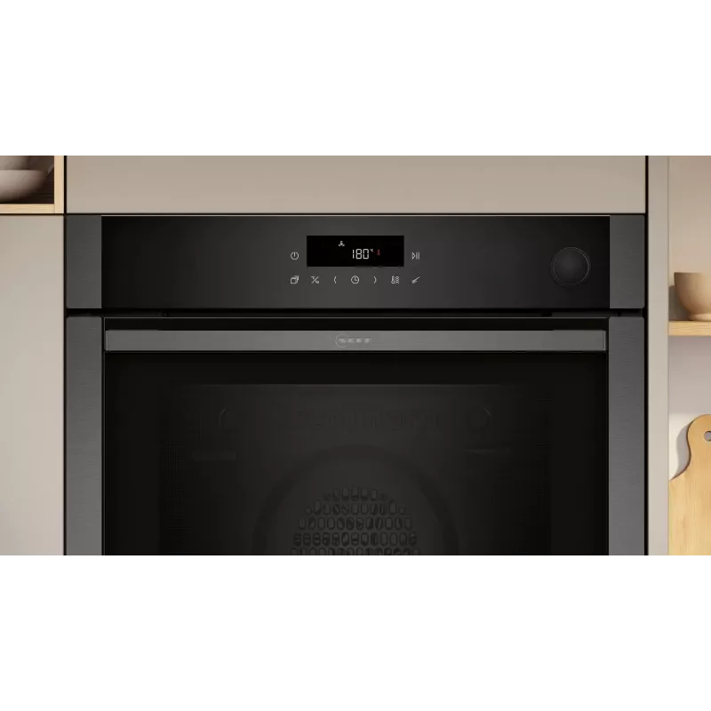 Iebūvējamā elektriskā cepeškrāsns NEFF N 50 B6AVJ7AG3 — 71 L, 3600 W, Melna/Grafīts, Skārienjutīga vadība