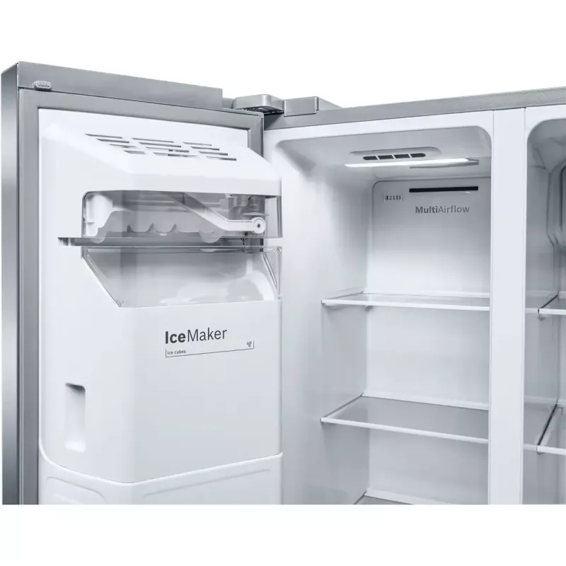 Bosch Serie 6 KAG93AIEP ledusskapis ar saldētavu Side-by-Side 560 L Nerūsējošais tērauds