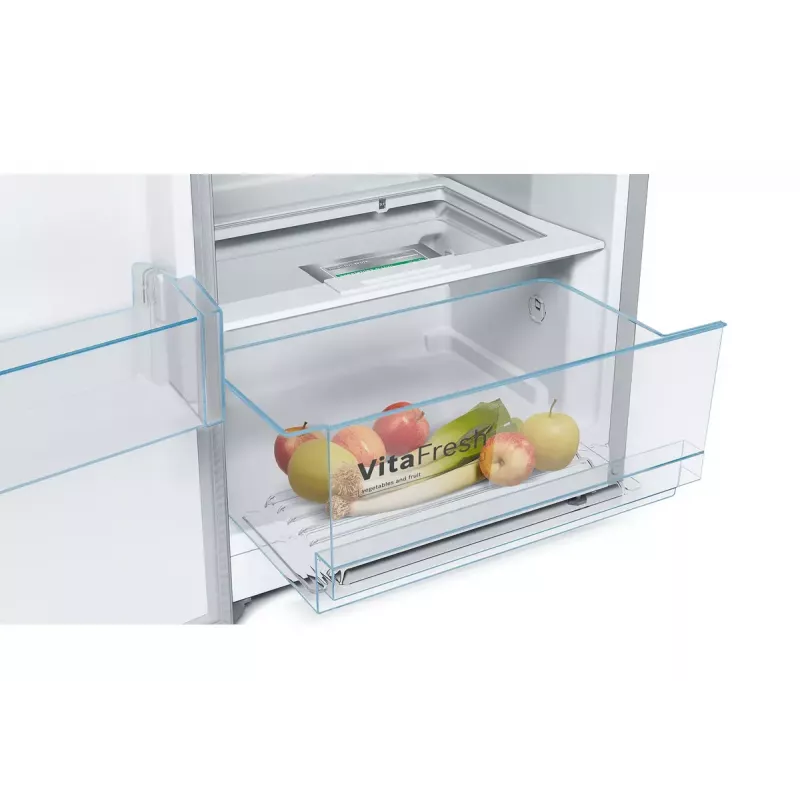 Bosch Serie 4 KSV36VLDP ledusskapis Brīvstāvošs 346 L Nerūsējošais tērauds