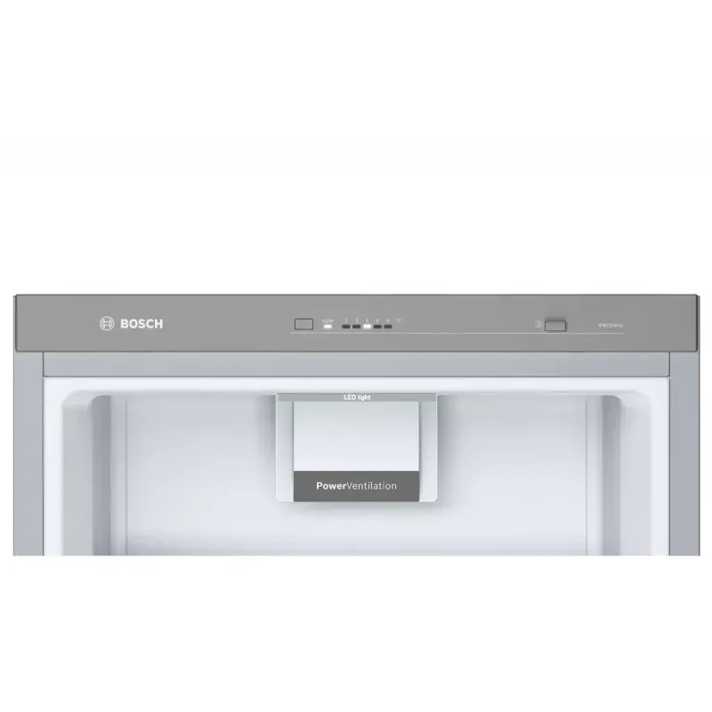 Bosch Serie 4 KSV36VLDP ledusskapis Brīvstāvošs 346 L Nerūsējošais tērauds