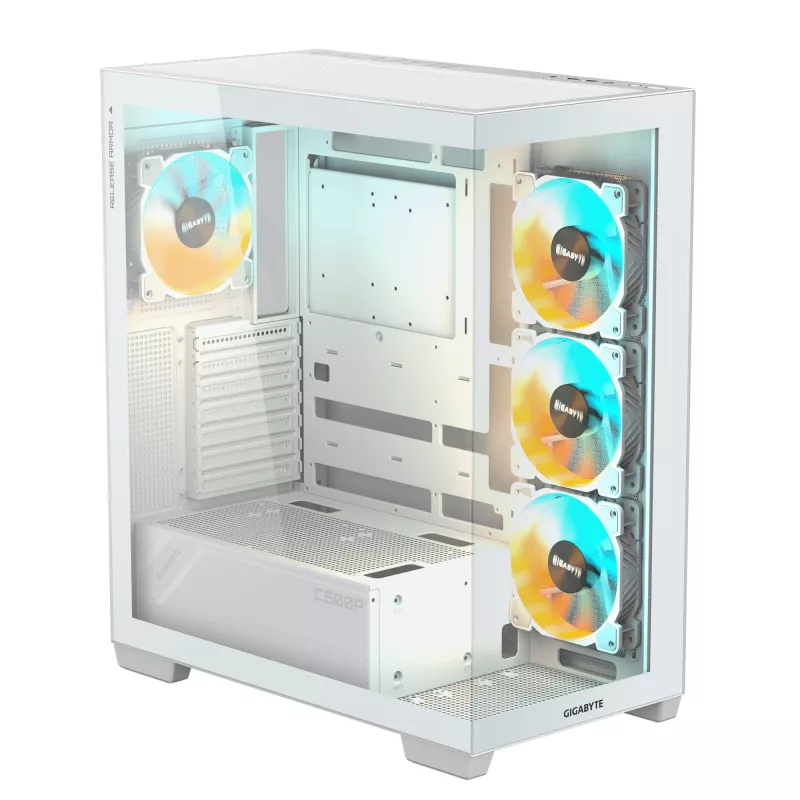GIGABYTE C500 PANORAMIC STEALTH Midi Tornis Balts