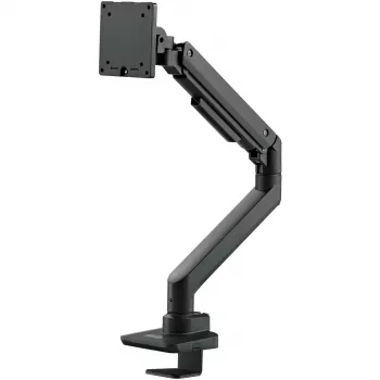 Monitora roka SILVERSTONE SST-ARM14B 17–49 collu monitoriem, melna, viena ekrāna regulējams stiprinājums