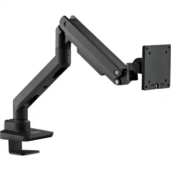 Monitora roka SILVERSTONE SST-ARM14B 17–49 collu monitoriem, melna, viena ekrāna regulējams stiprinājums