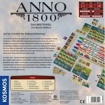 Galda spēle Kosmos Anno 1800 – Stratēģija