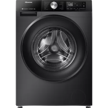 Veļas mazgājamā mašīna Hisense WF3S8043BB3, priekšējā ielāde, 8 kg, 1400 RPM, melna