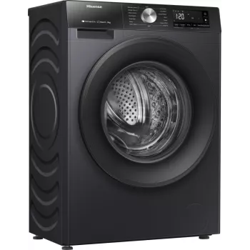 Veļas mazgājamā mašīna Hisense WF3S8043BB3, priekšējā ielāde, 8 kg, 1400 RPM, melna