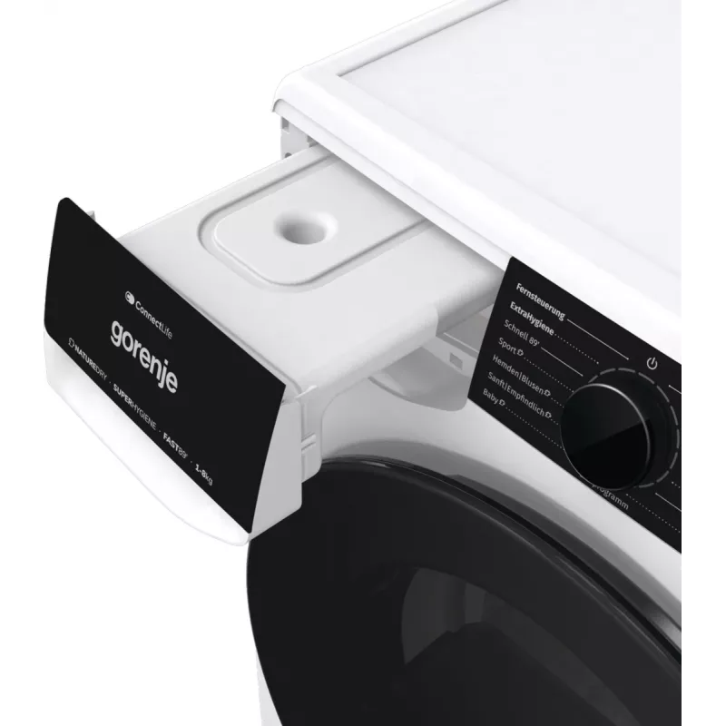 Gorenje DPNA83W žāvētājs Brīvstāvošs Priekšējā ielāde 8 kg Melns, Balts