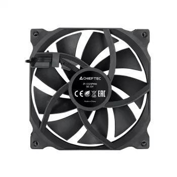 Chieftec ZF-1225PWM datora korpusa ventilators 12 cm melns 1 gab.