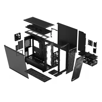 Datora korpuss Fractal Design Meshify 2 XL Light Tempered Glass Tower Melns