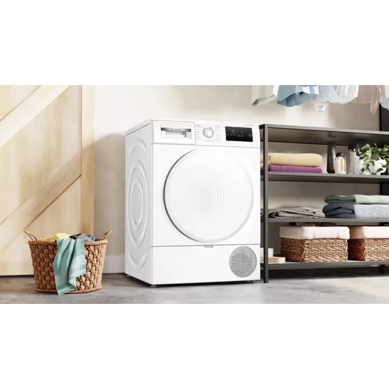 Bosch Serie 4 WTH83VV4 žāvētājs Brīvstāvošs Priekšējā ielāde 8 kg Balts