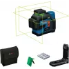 Bosch GLL 12V-100-33 CG Professional bezvadu zaļais līniju lāzers ar LB 10 turētāju (0601065400)