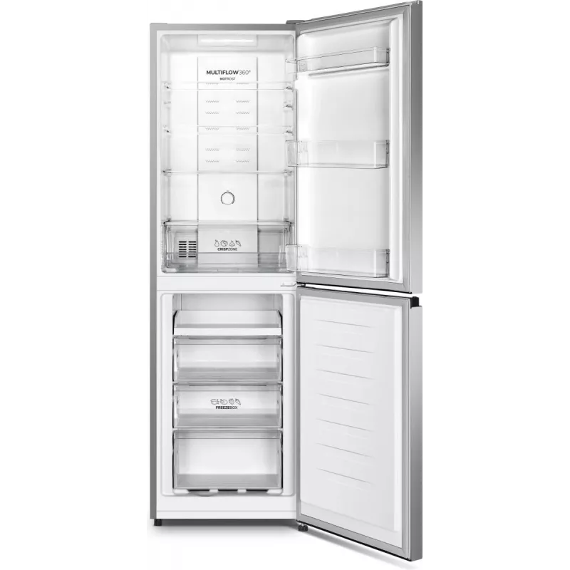 Gorenje NRK418DCS4 Brīvstāvošs Ledusskapis 256 L Pelēks