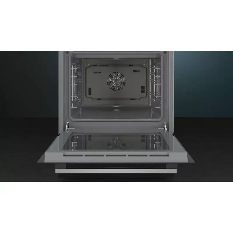 Siemens iQ500 HK9S5A240 brīvi stāvoša elektriskā plīts ar keramikas virsmu, melna