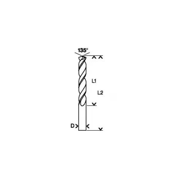 Urbju komplekts Twist Drill Bits Bosch 2608585942 HSS Slīpēts 1.5-10mm