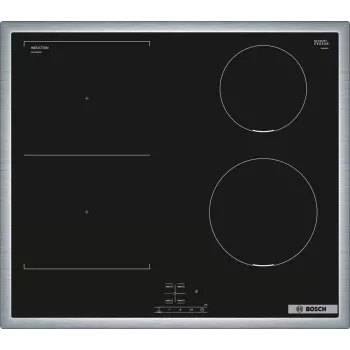 Bosch HEB517BB4 + NVS645CB6E komplekts: Elektriskā cepeškrāsns un 4 zonu indukcijas plīts