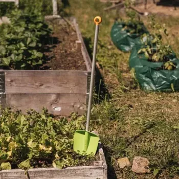 Lāpsta Fiskars MyFirst Alumīnija-Plastmasas, bērnu dārza lāpsta, zaļa