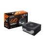Barošanas bloks GIGABYTE UD1600PM PG5 1600W, 80 PLUS Platinum, 92% efektivitāte, 20+4 kontaktu ATX, 120 mm ventilators, melns