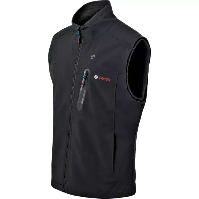Bosch GHV 12+18V XA Professional apsildāma veste 3XL melna ar lādētāju un akumulatoru
