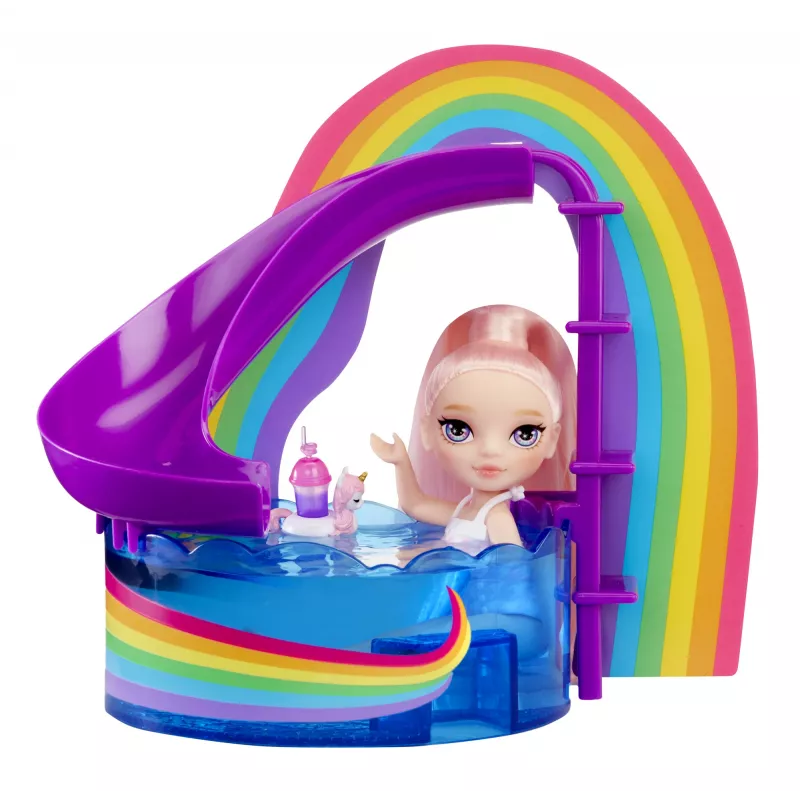 Rainbow High Little Pool Day with Blush 522249-EUC rotaļu komplekts ar figūriņu, bērniem no 6 gadiem