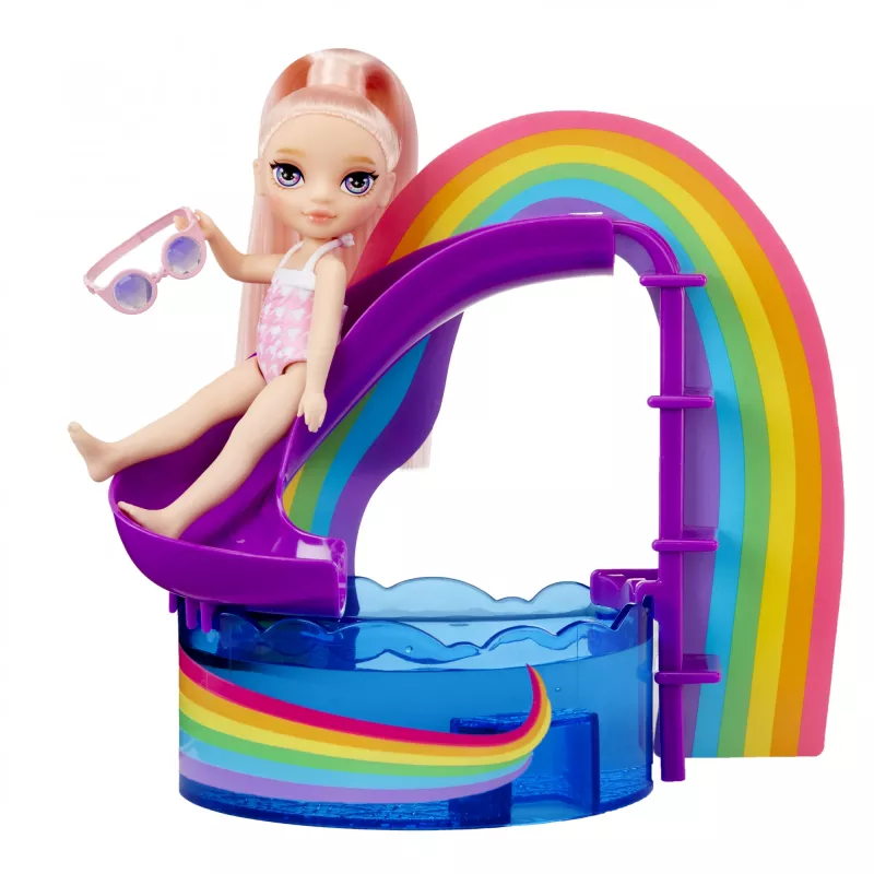 Rainbow High Little Pool Day with Blush 522249-EUC rotaļu komplekts ar figūriņu, bērniem no 6 gadiem