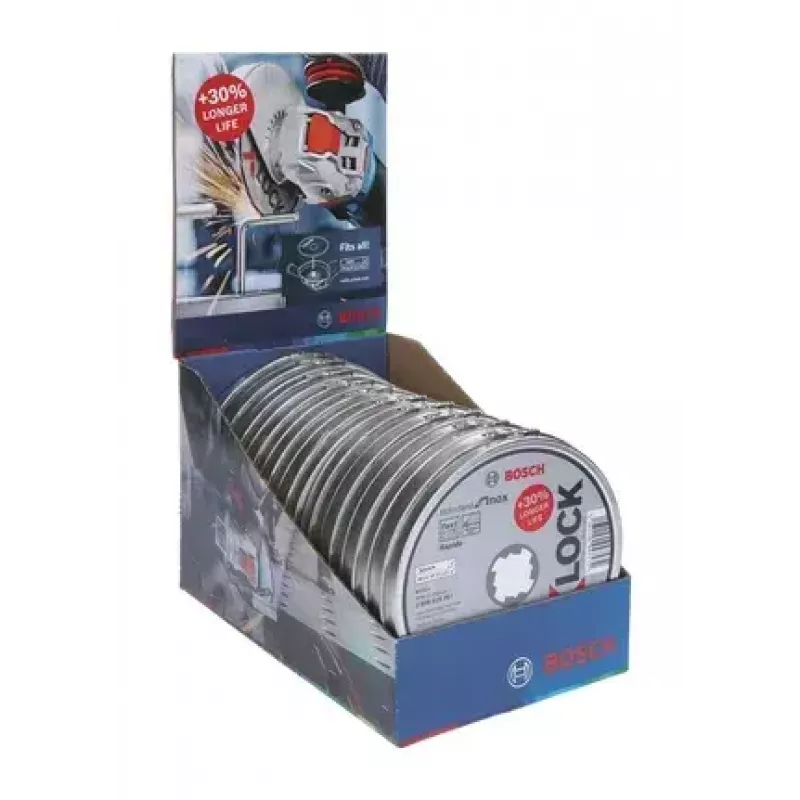 Bosch X-LOCK griešanas disks 125mm Standard Inox 10 gab.