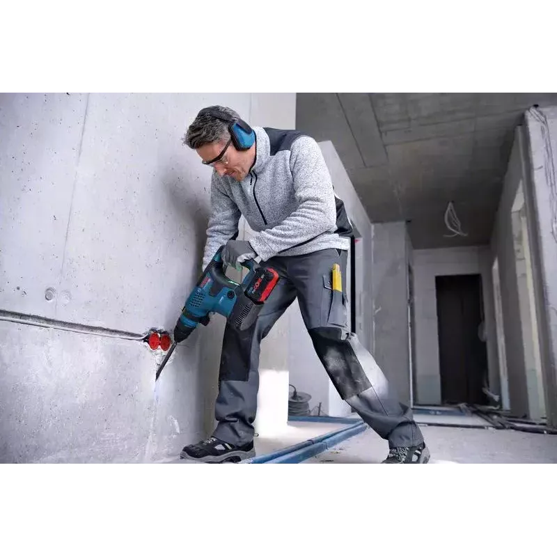 Bosch GBH 18V-34 CF Professional Bezvadu Perforators 500 RPM SDS Plus 4.9 kg Melns, Zils