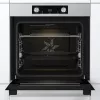 Gorenje BIGSPACE iebūvējamā elektriskā cepeškrāsns 77 L 3500 W — balta, skārienvadība un rotācijas pogas, halogēna lampa