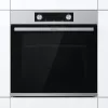 Gorenje BIGSPACE iebūvējamā elektriskā cepeškrāsns 77 L 3500 W — balta, skārienvadība un rotācijas pogas, halogēna lampa