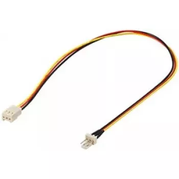 Goobay PC ventilatora pagarinātājs 3-pin vīriešu/sieviešu 0,3 m