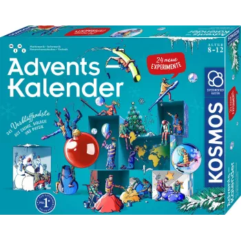 Kosmos Die schönsten Experimente zur Weihnachtszeit eksperimentu adventes kalendārs, 8+