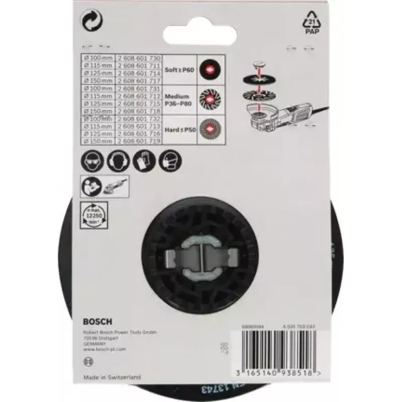 Bosch 2608601715 Pamatnes plāksne X-LOCK