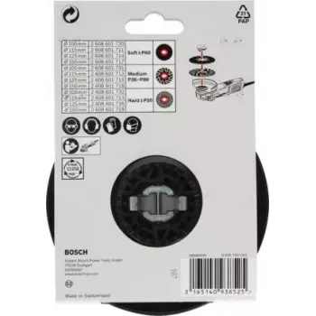 Bosch 2 608 601 716 atbalsta disks leņķa slīpmašīnai