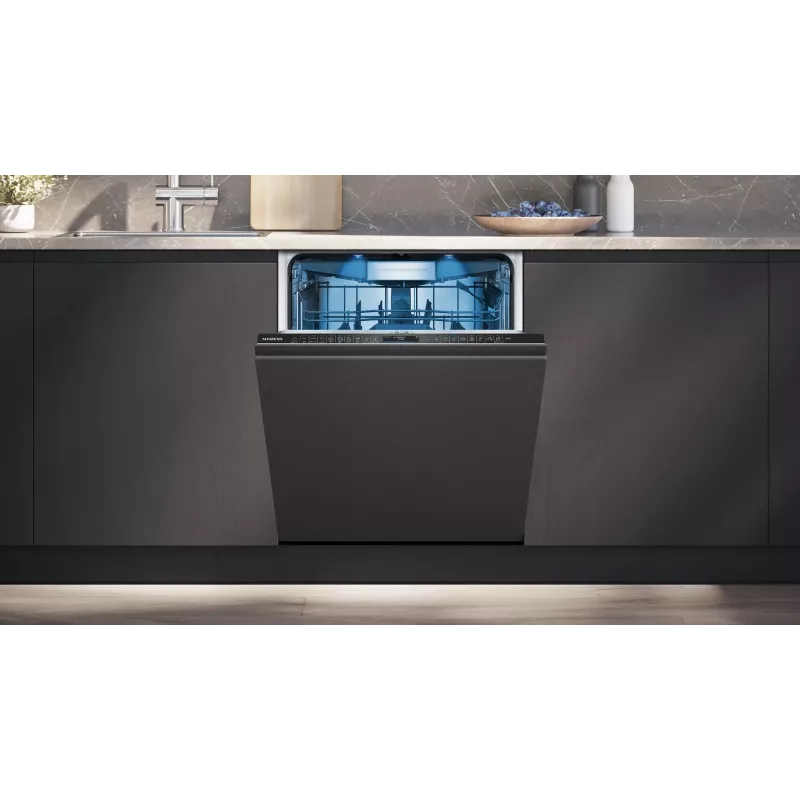 Iebūvējamā trauku mazgājamā mašīna Siemens iQ700 SN87TX02CE — 14 komplekti, A energoklase, 42 dB, 60 cm
