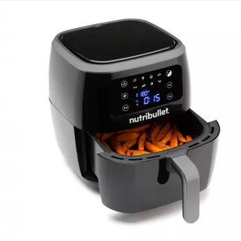 Gaisa fritieris NUTRIBULLET XXL Digital Air Fryer 7 L 1800 W Melns, 8 programmas, skārienvadība